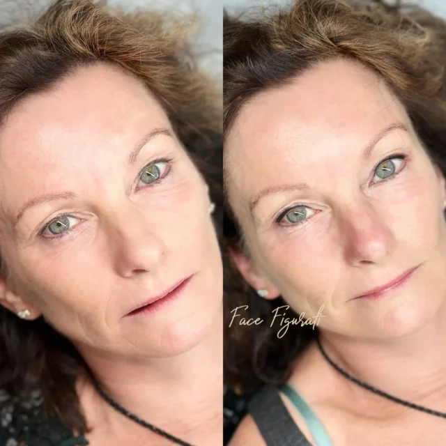 tattooed eyeliner before and after