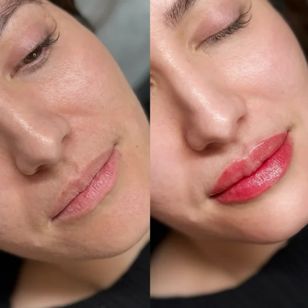 aquarelle lip tattoo Brisbane