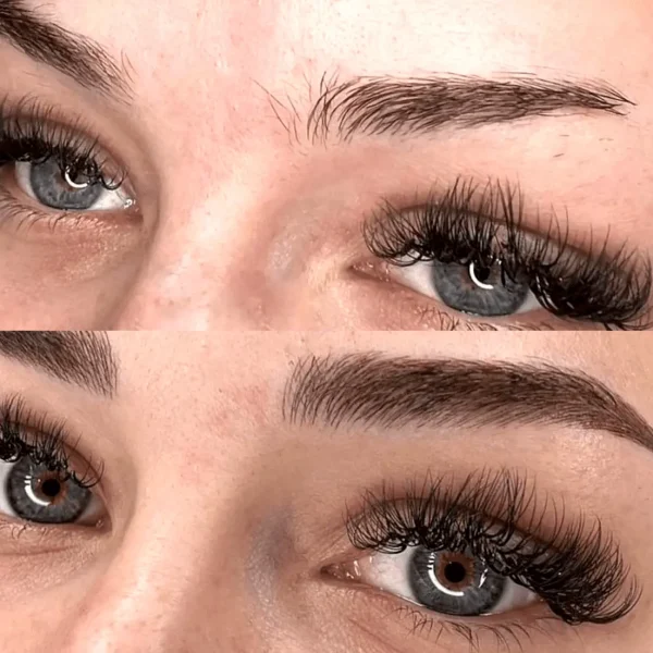 eyebrow feathering