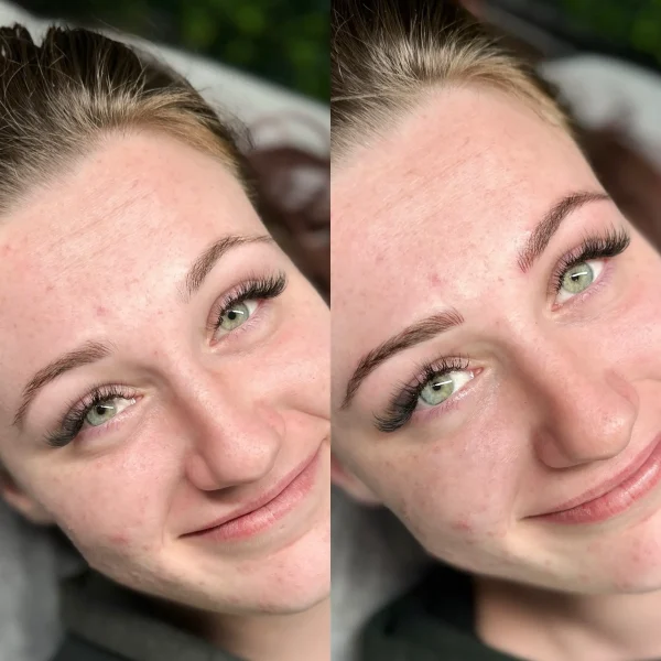 eyebrow microblading for blondes