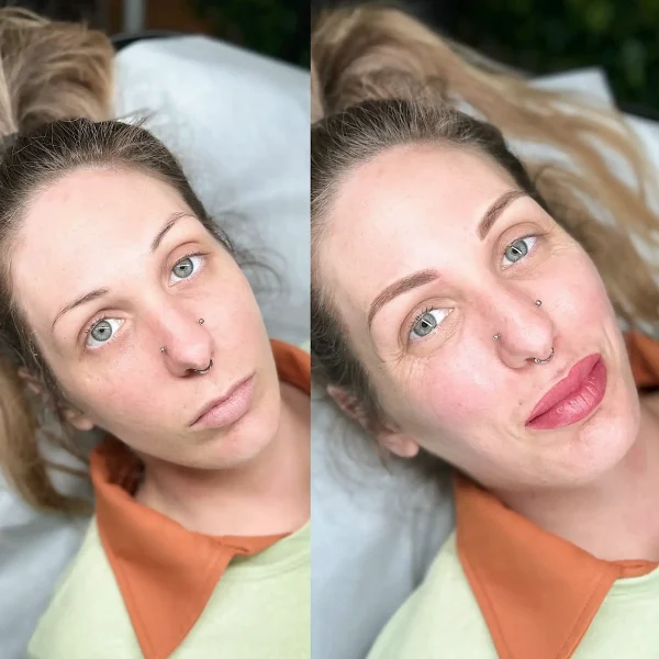 ombre brows blondes