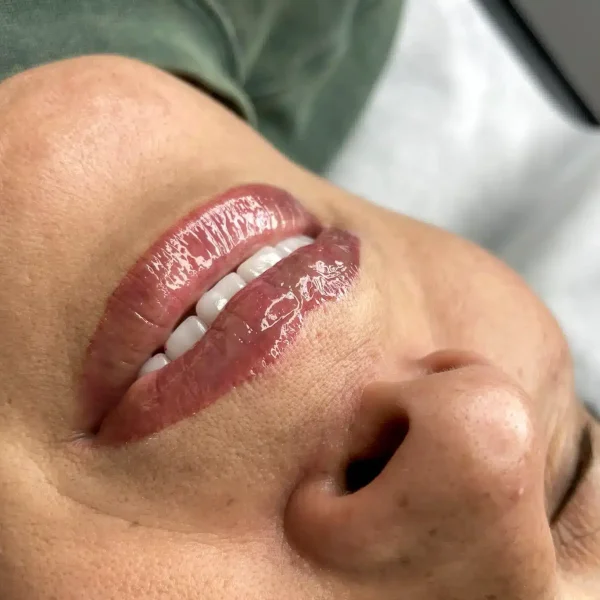 ombre lip liner tattoo