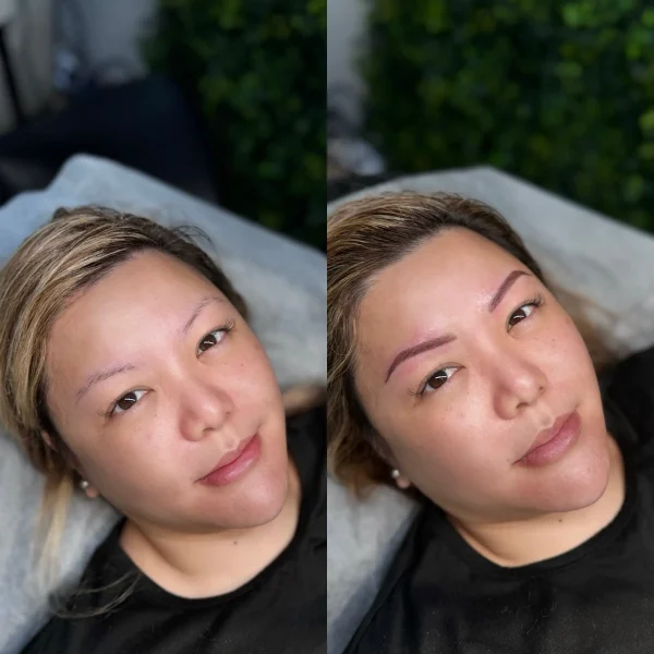 permanent powder eyebrows