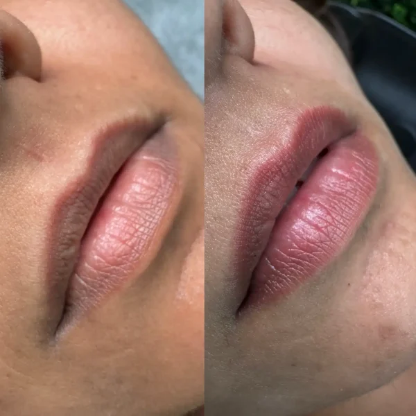 tattooed lips