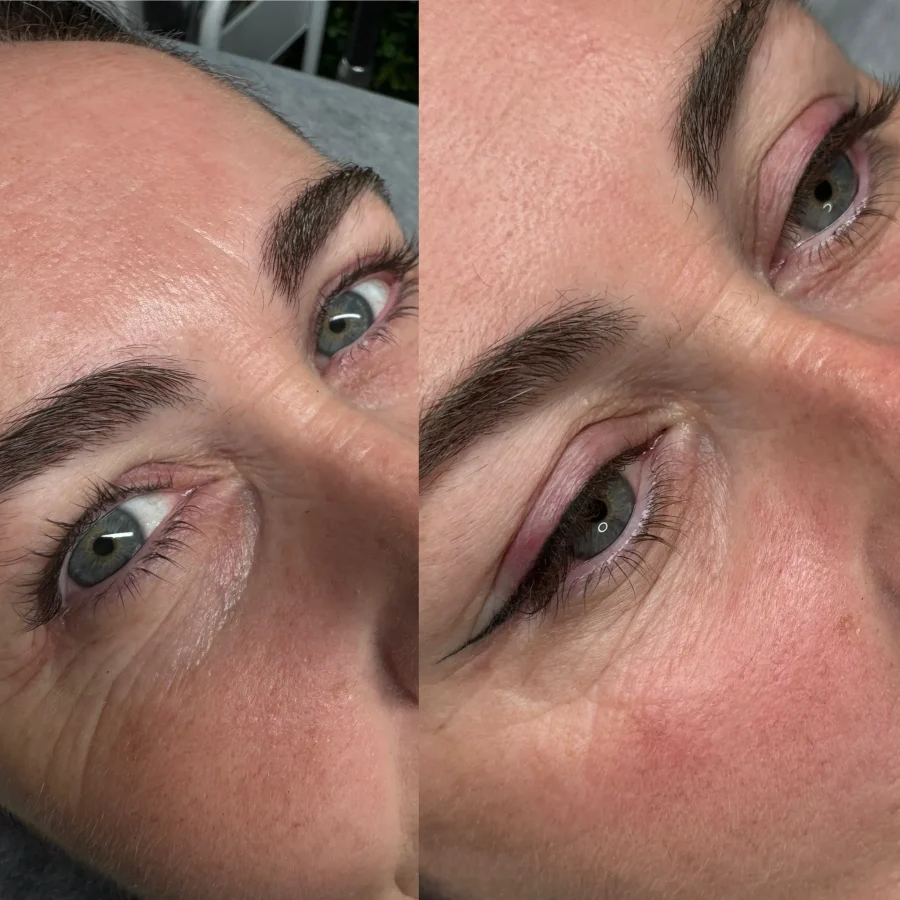 tattooed winged eyeliner