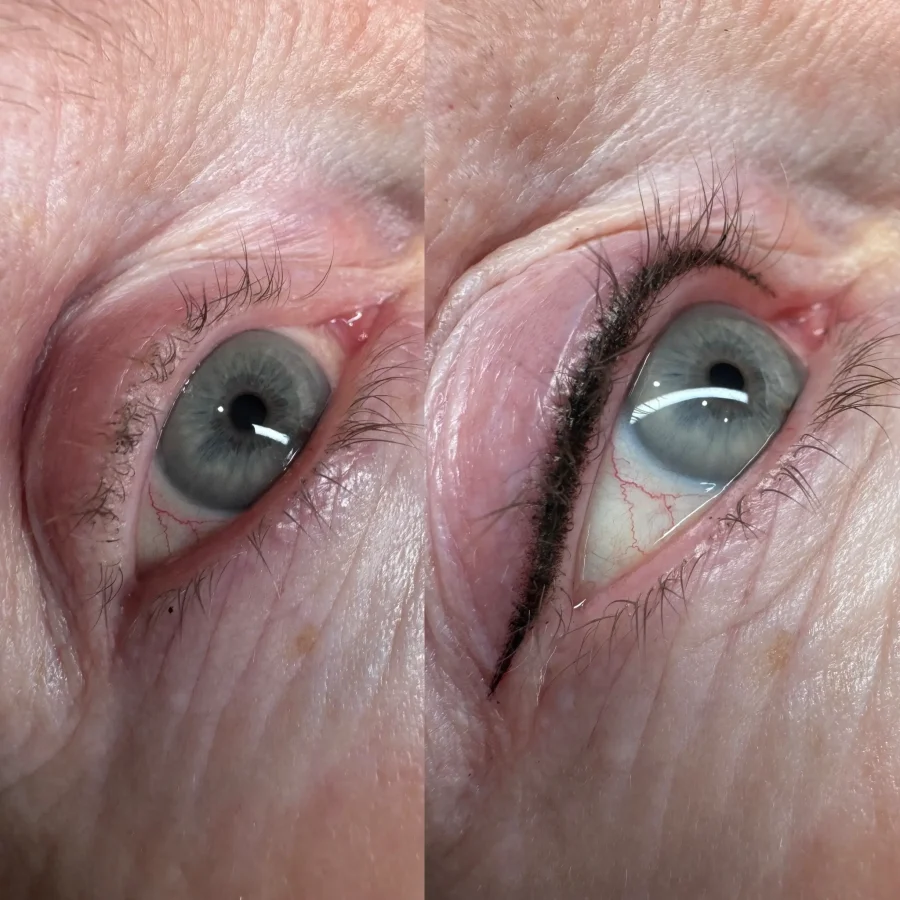 winged eyeliner tattoo near me